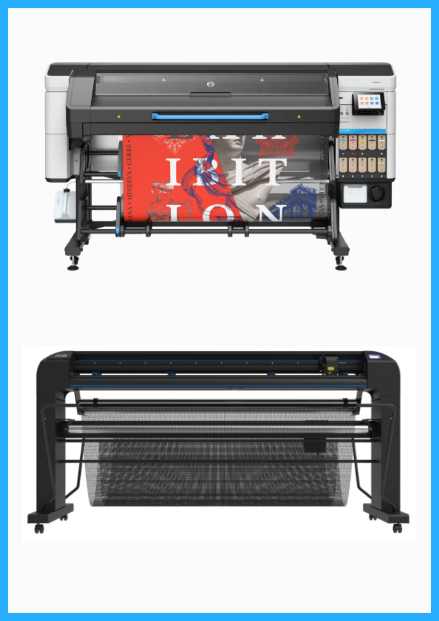PAQUETE - Impresora HP Latex 730W de 64" de formato ancho - Nueva + Cortadora de vinilo Summa S Class 3 T160 de 62" (S3T160) - Nueva