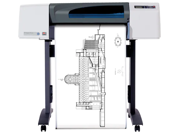 Impresora HP DesignJet 500PS de 24" (C7769C) - Reacondicionada (1 año de garantía)