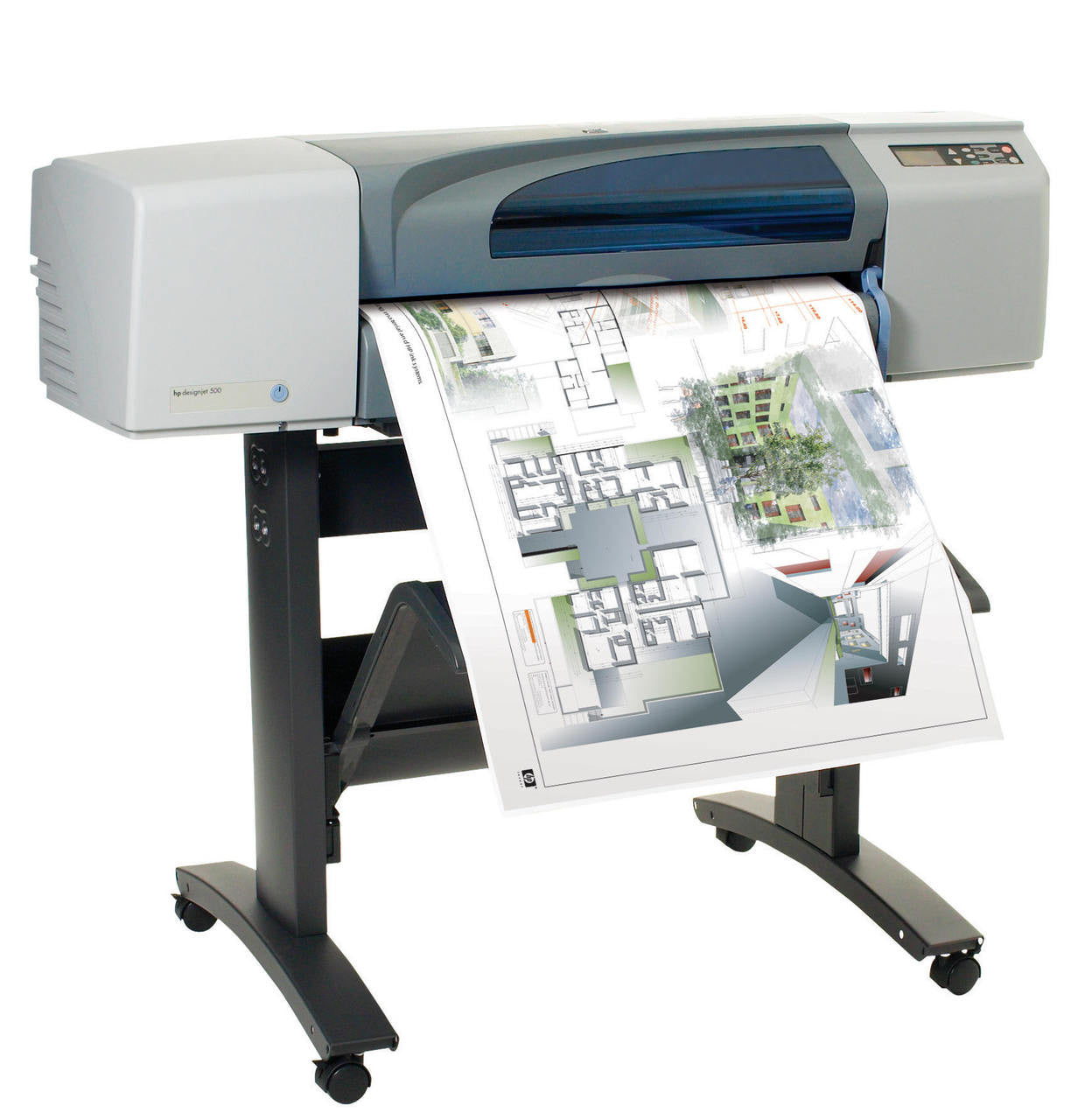 Impresora HP DesignJet 500 de 24" (C7769B) - Reacondicionada (1 año de garantía)