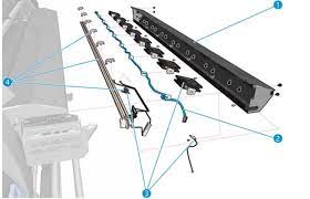 Resistencias de cortina de aire de 64 SERV para HP Latex serie 360 (B4H70-67065) - Reacondicionadas