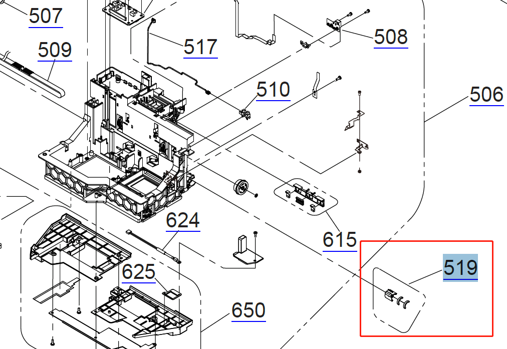 EPSON S40600/S60600/S80600 S40610/S60610/S80610 B9000/F9300/9400 CONJUNTO DE ALMOHADILLA DE ACEITE ESL.,ASP - 1680697