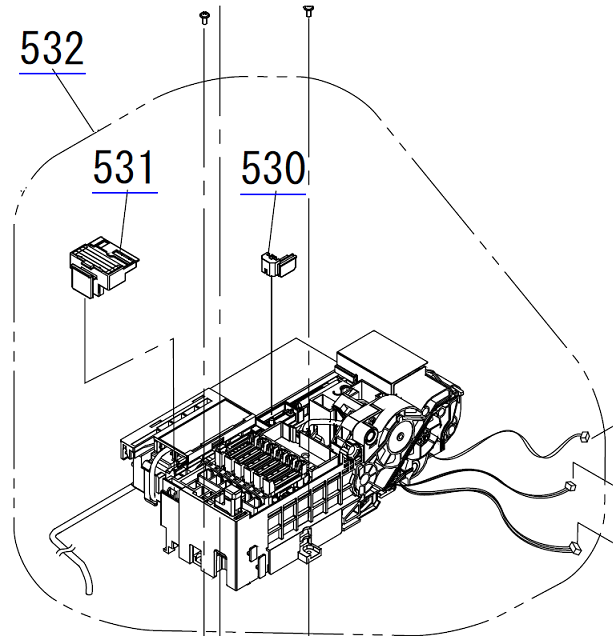 Conjunto de tapa de bomba/unidad de limpieza EPSON SureColor SC-B7000/B7070/B7080 - 1633439