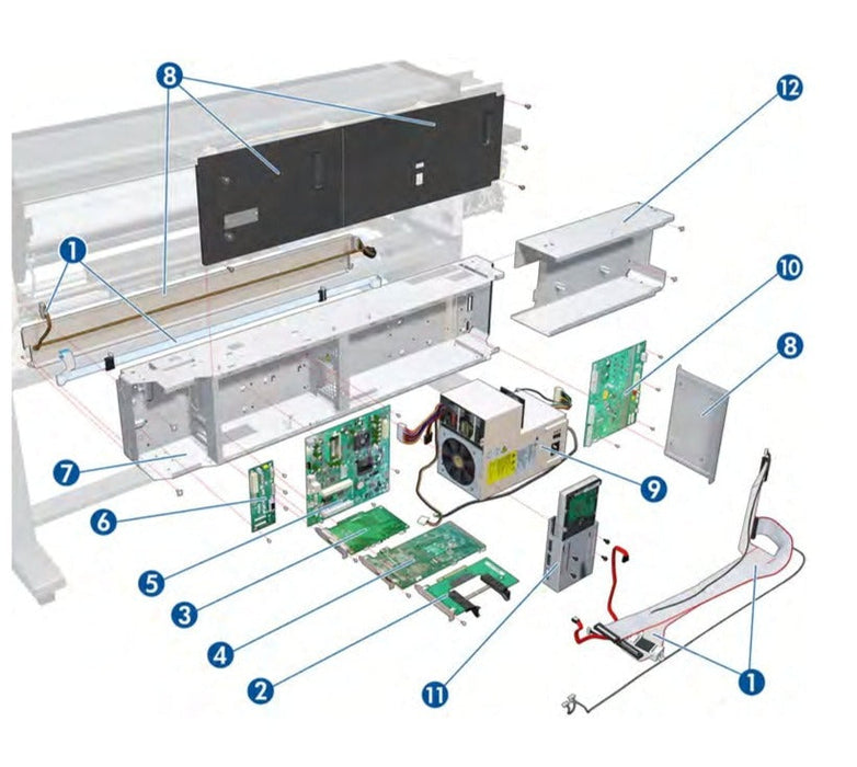Unidad de disco duro para la serie HP DesignJet Z6800 (F2S72-67001)