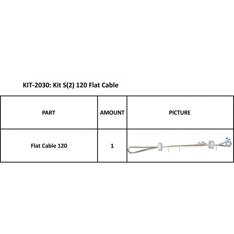 Kit Summa Clase S S(2) Cable plano de 120 (KIT-2030)