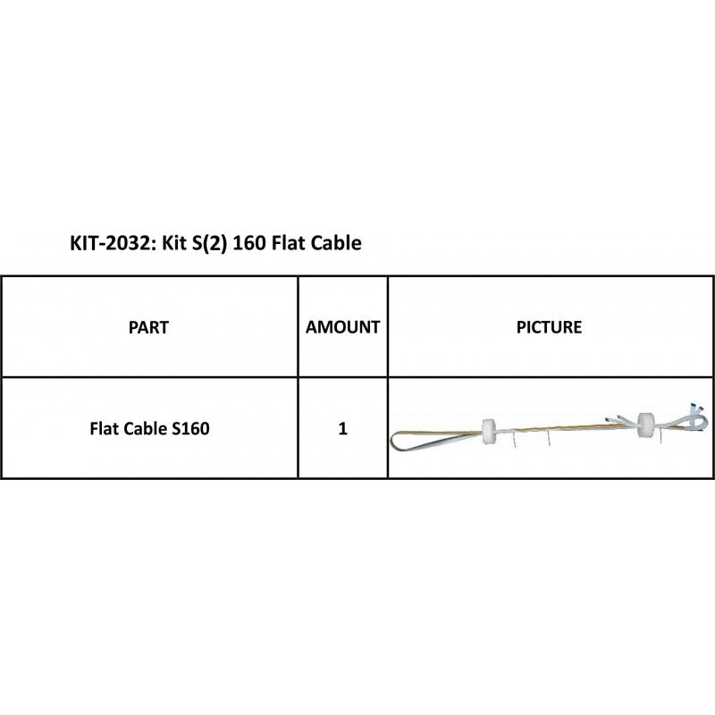 Kit de cable plano para Summa S Clase S(2) Serie 160 (KIT-2132)