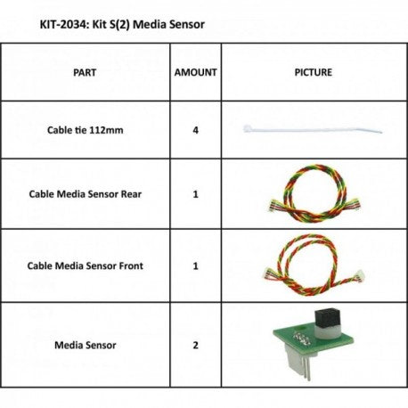 Kit Summa S Class S(2) Sensores de medios (KIT-2034)
