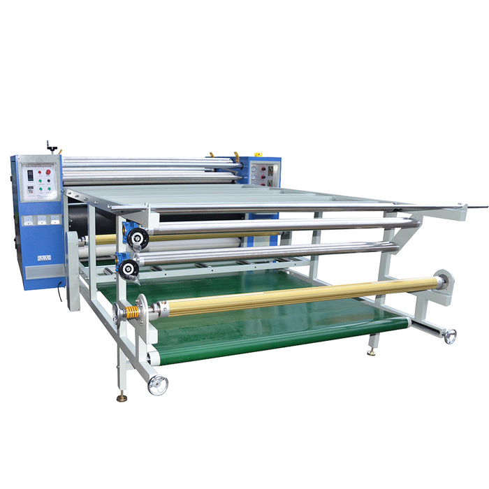 Máquina de transferencia térmica de gran formato de rollo a rollo de 67 pulgadas/1700 mm (máquina de calentamiento por aceite)
