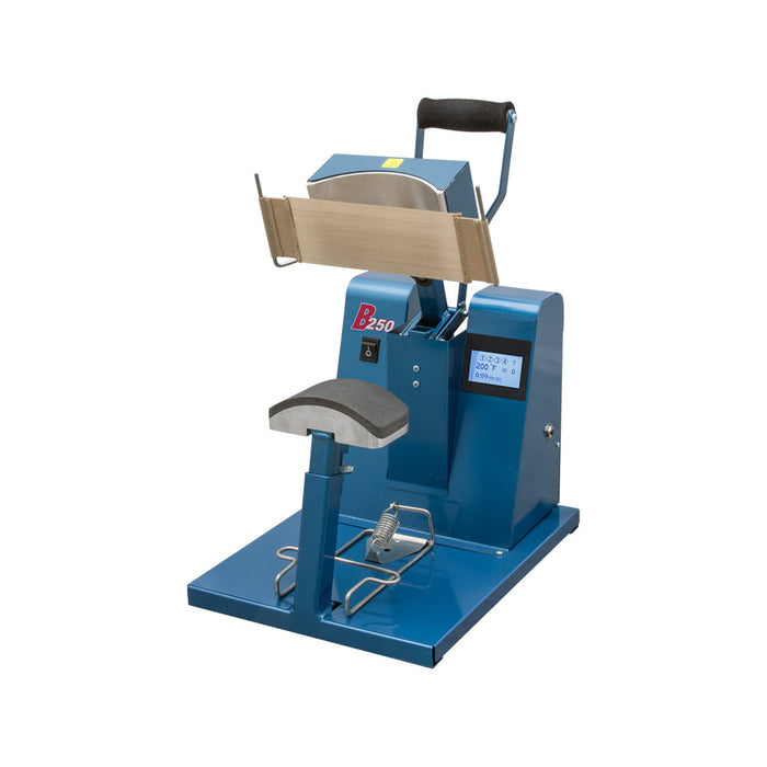 Prensa térmica digital manual para gorras HIX B250 3 en 1 con platina para gorras de golf, pelotas y juveniles