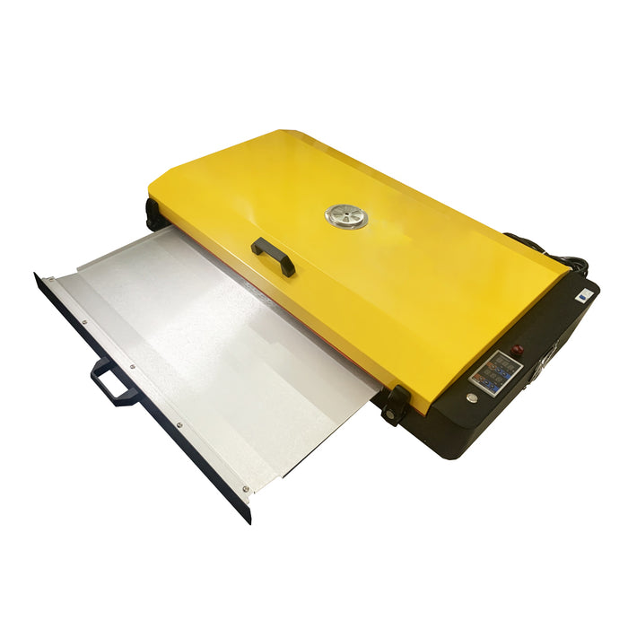 Horno DTF de 18 x 24 pulgadas con control de temperatura, horno DTF profesional, película de transferencia de curado, modelo de cajón de láminas DTF