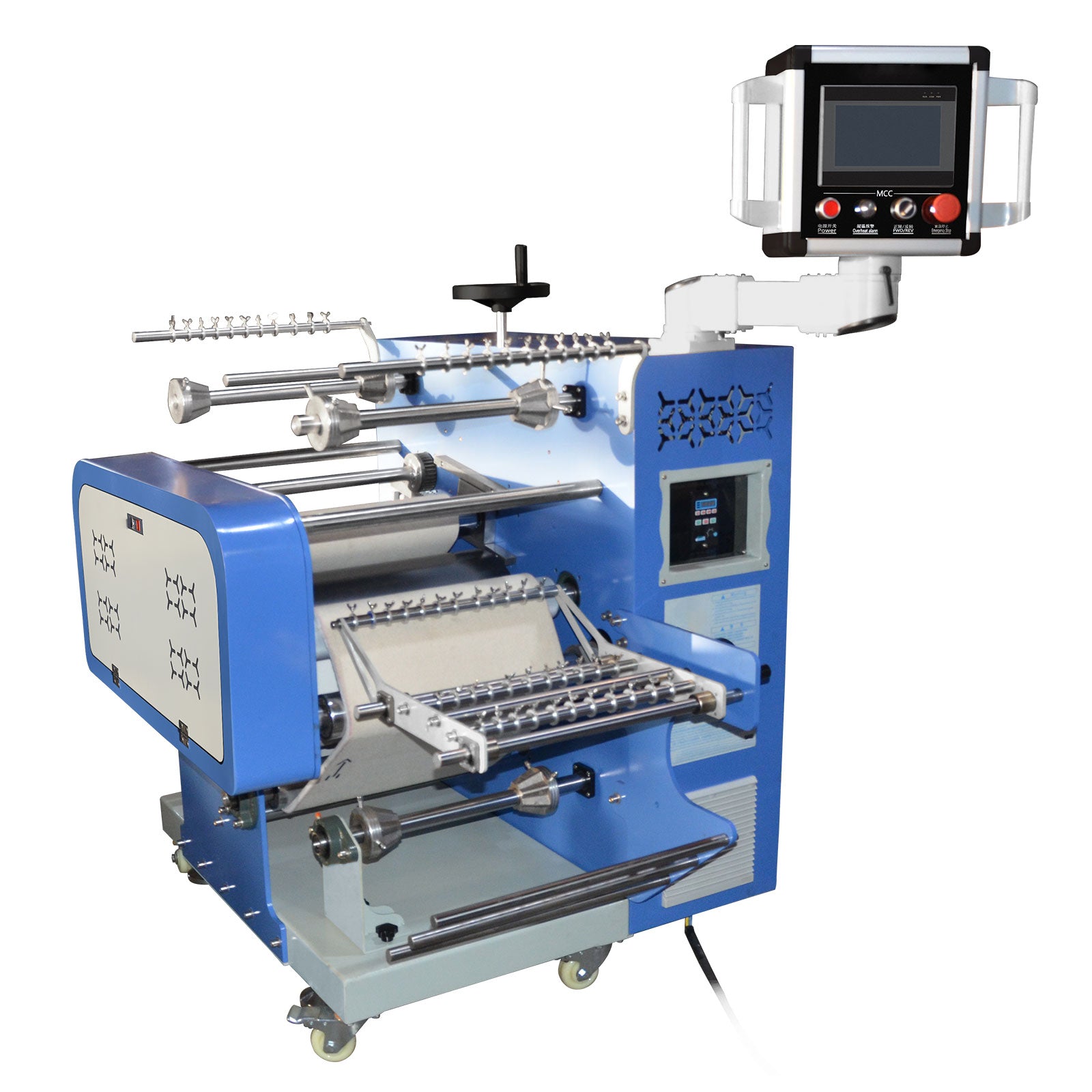 Minimáquina de impresión por transferencia térmica de doble cara con rodillos