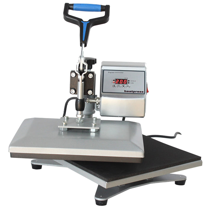 Prensa térmica manual abatible de 9" x 12", versión horizontal