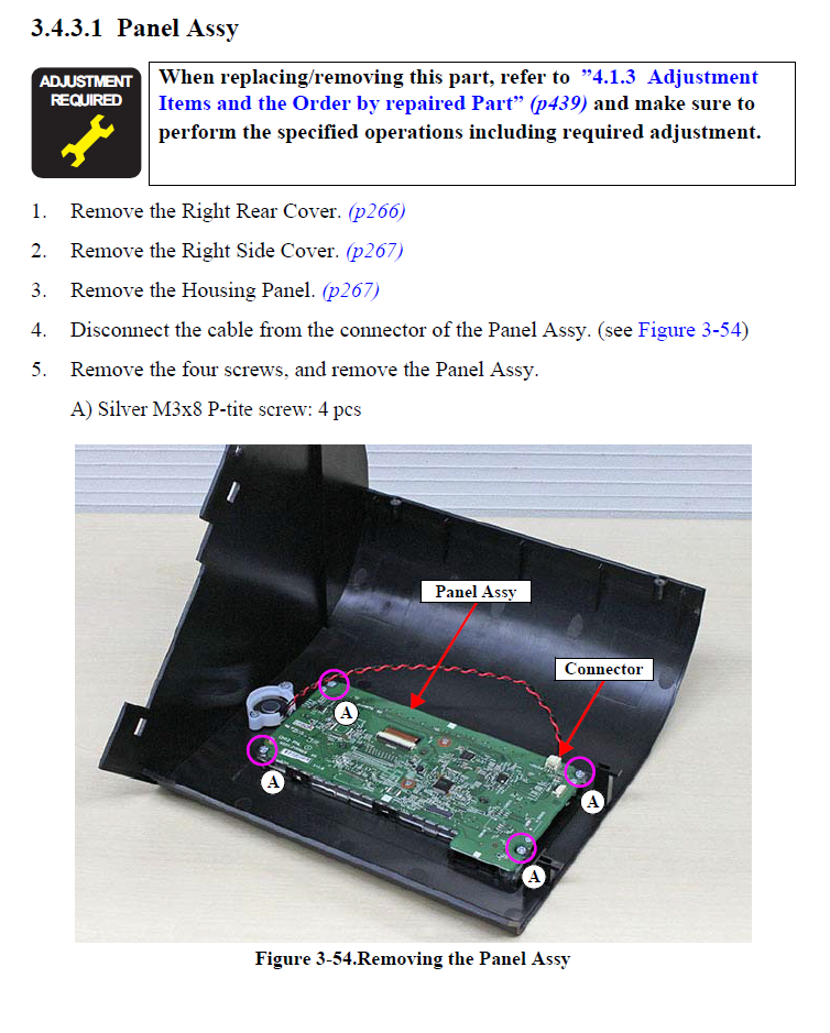 Conjunto de panel EPSON SureColor P7500 P9500 - 1821505