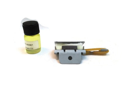 Engrasador de riel de carro para plotters HP Designjet T620, T770, T790, T920, T1120, T1200, T1300, T1500, T1600, T2300, T2500, T2600, T3500, Z5200, T7100, Z6, Z9+ (Q6675-60043) - Nuevo