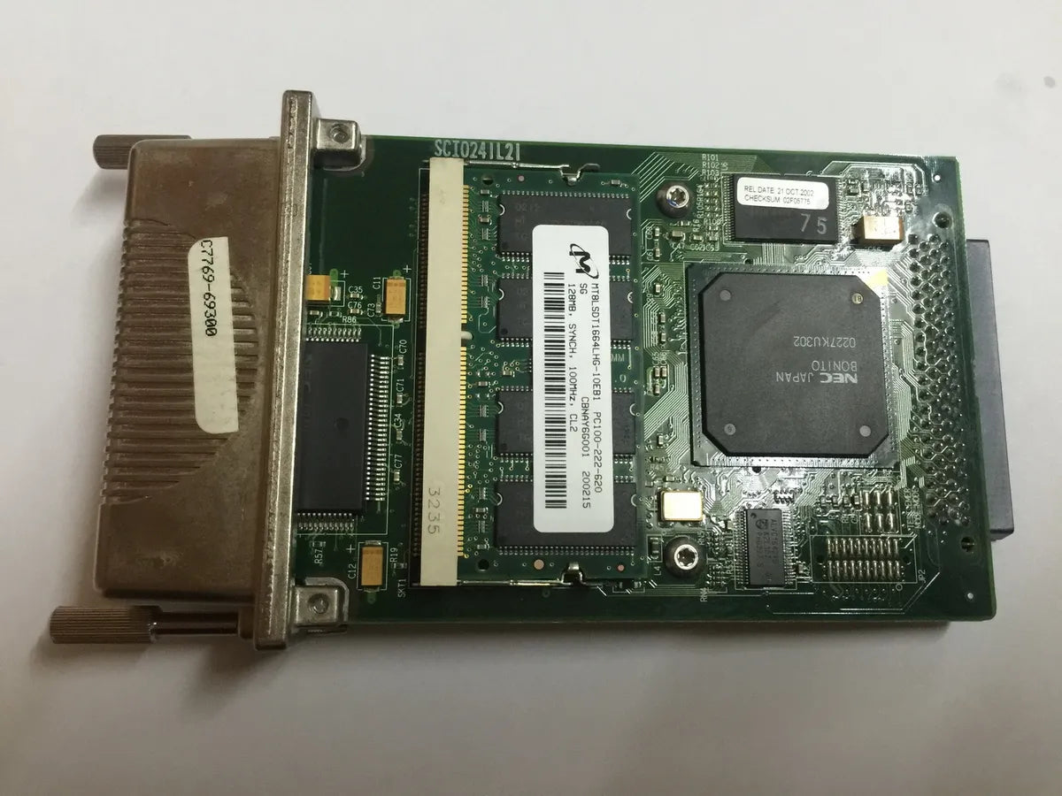 Placa del formateador + HDD + 128 MB - Para las series HP DesignJet 500 y 800 (C7779-60254, C7779-69272)