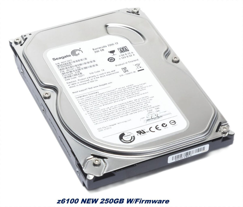 Unidad de disco duro (SATA) - Para HP DesignJet Z6100, serie Z6100PS (Q6651-60068) - Nueva