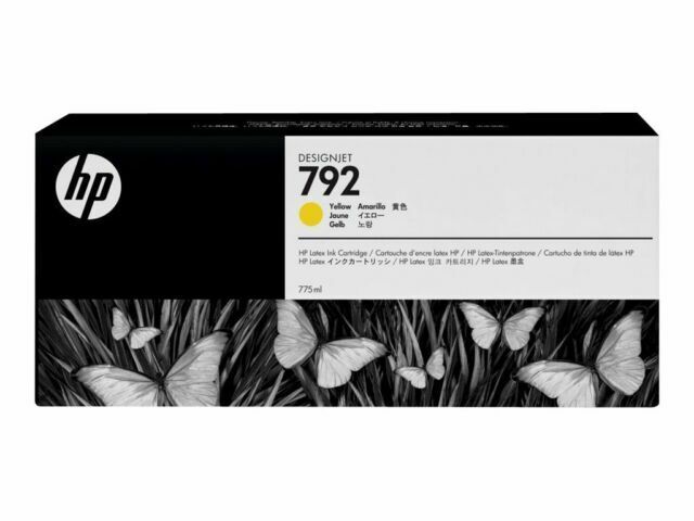 EN OFERTA - Cartucho de tinta látex amarillo HP 792 de 775 ml para Designjet L26500, L28500 - CN708A / Nuevo