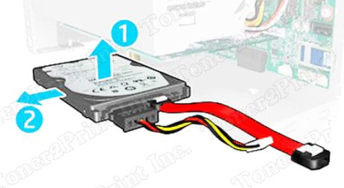 HDD SV kit W/Firmware for the HP DesignJet Z6, Z9+, T1700, T1708dr Series (T8W15-67060, 1VD83, 1VD88, W6B55-67003)