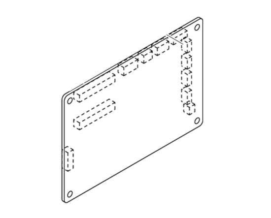 Conjunto de PCB de control de agua caliente para las series Mimaki JF y JFX - E103728