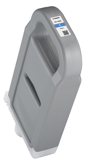 Depósito de tinta cian Canon PFI-1700C (700 ml) para imagePROGRAF PRO-2000, PRO-2100, PRO-4000, PRO-4000S, PRO-4100, PRO-4100S, PRO-6000S, PRO-6100, PRO-6100S - 0776C001AA