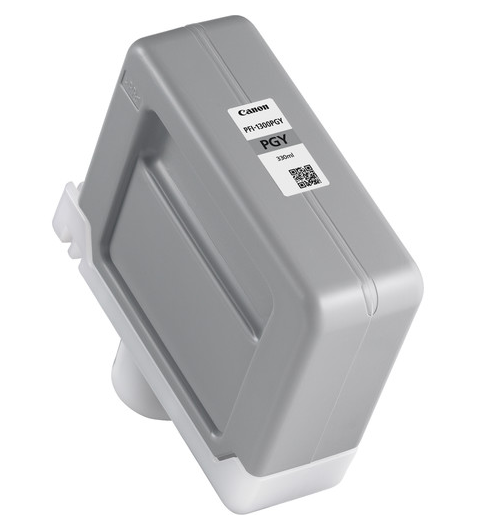 Depósito de tinta gris fotográfico Canon PFI-1300PGY (330 ml) para imagePROGRAF PRO-2000, PRO-2100, PRO-4000, PRO-4000S, PRO-4100, PRO-6000S, PRO-6100 - 0818C001AA