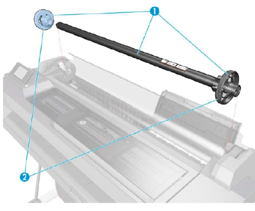 Módulo de husillo AmpXL 36 SV para las series HP DesignJet T730, T830, T520, T525 y T530 (CQ893-67008)