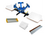 US Stock, CALCA 4 Color 2 Station Silk Screen Printing Press, for DIY T-Shirt Printing www.wideimagesolutions.com Parts and Inks 599.99