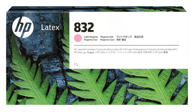 Cartucho de tinta HP 832 magenta claro de 1 litro para Latex 630, 630 W, 700, 700 W - 4UV80A