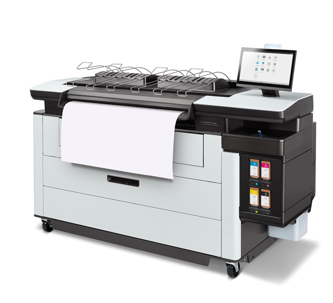 Impresora multifunción HP PageWide XL Pro 5200 de 40" de gran formato con apilador Pro y 1 año de garantía