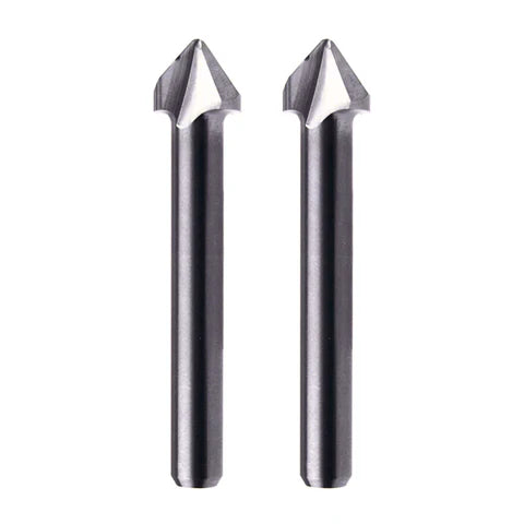 Broca de ranura en V Summa, D6/10 L50/6, ranura en V 2FL, 90 grados, paquete de 2 (500-9863)