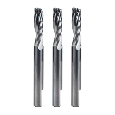 Broca de fresado Summa para acrílico, D6/6 L58/22 1FL UC BAL A, paquete de 3 (500-9888)