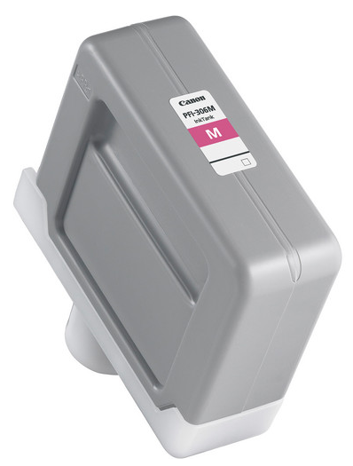 Tanque de tinta magenta Canon PFI-306M (330 ml) para imagePROGRAF iPF8300, iPF8300S, iPF8400, iPF8400S, iPF9400, iPF9400S - 6659B001AA