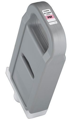 Depósito de tinta magenta fotográfica Canon PFI-706PM (700 ml) para imagePROGRAF iPF8300, iPF8300S, iPF8400, iPF8400S, iPF9400, iPF9400S - 6686B001AA