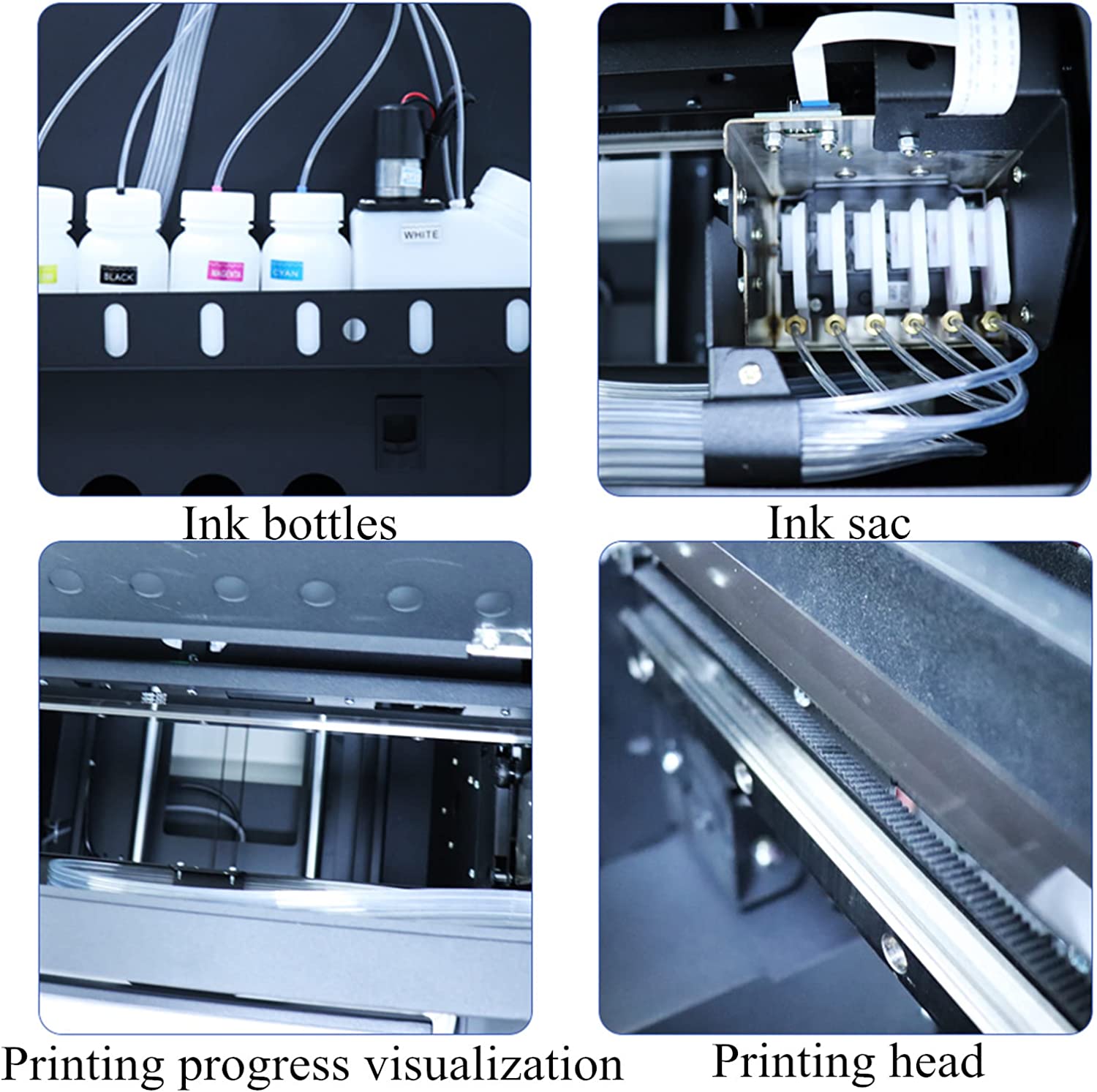 Impresora DTF DTG para camisetas doradas, película de transferencia, máquina de impresión DTF A3 para camisetas, sudaderas, vaqueros y lienzos.