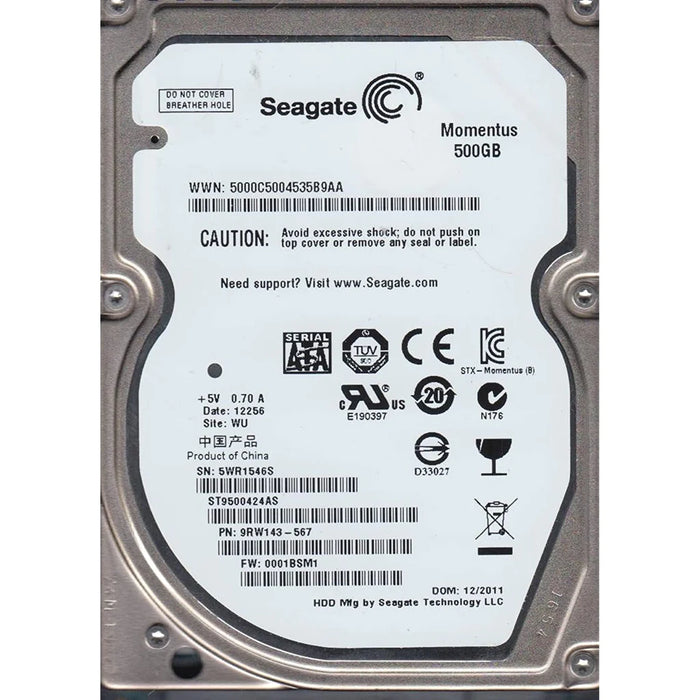 Disco duro de 500 GB para HP Designjet T1530, T2530 (solo rev. A) (L2Y23-67005) - Nuevo
