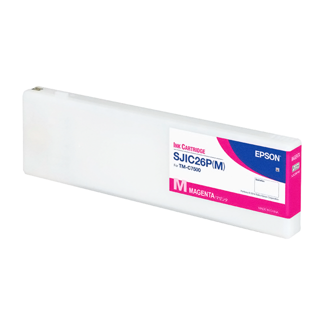 Cartucho de tinta magenta Epson SJIC26P para ColorWorks C7500 - C33S020616