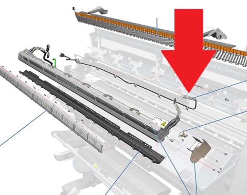 Sensor de temperatura IR del secador - Para las series HP DesignJet L25500, L26100 y Latex 210 (CH956-67018) - Nuevo