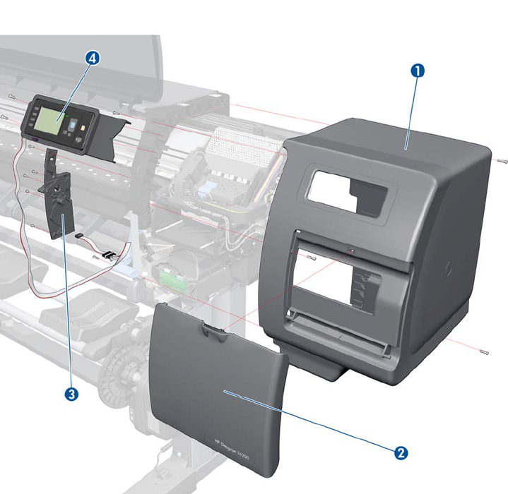 Guía de referencia rápida del soporte para las series HP DesignJet Z6100, Z6100ps y Latex 210, 260 y 280 (Q6651-60343)