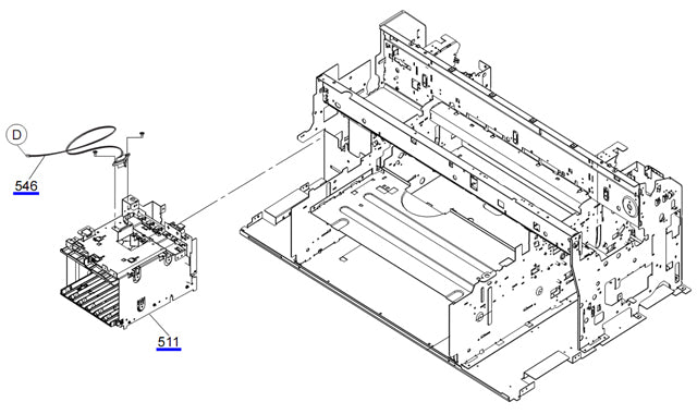 Unidad de soporte izquierda EPSON Pro 4900/4910 - 1724833/1541302