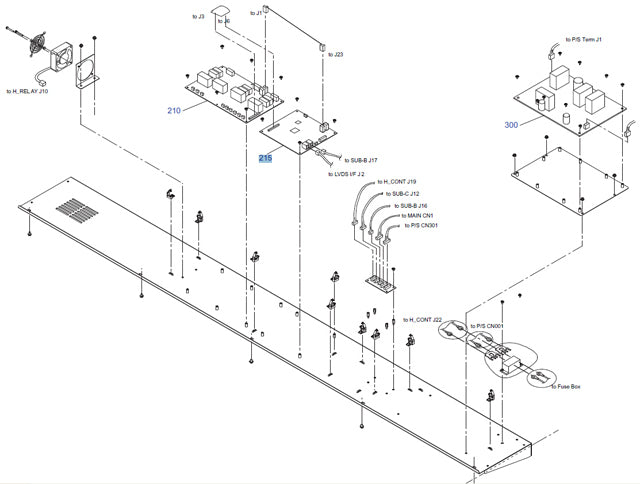 Placa de control del calentador EPSON Pro GS6000 - 2122757