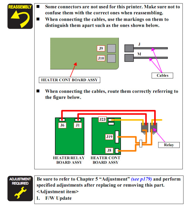 Placa de control del calentador EPSON Pro GS6000 - 2122757