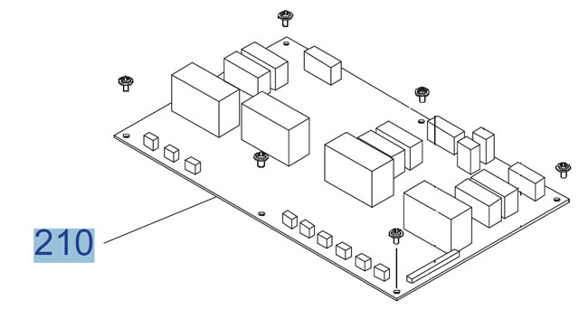 Placa de relé del calentador EPSON Pro GS6000 - 2122758