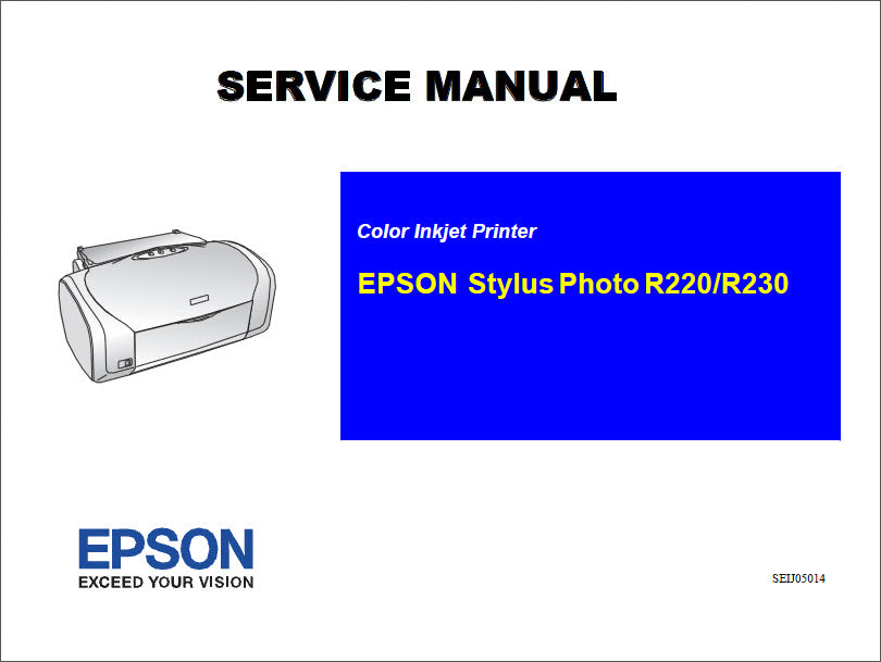 Manual de servicio EPSON R220/R230