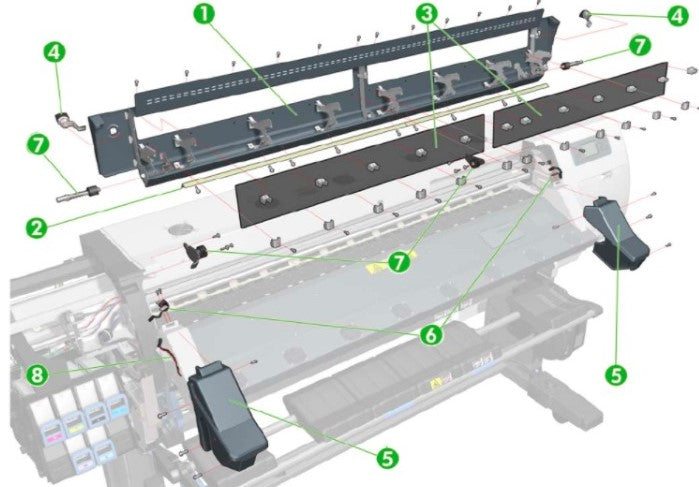 HP CH956-67037 Window Mylar for L26500 www.wideimagesolutions.com 27.00