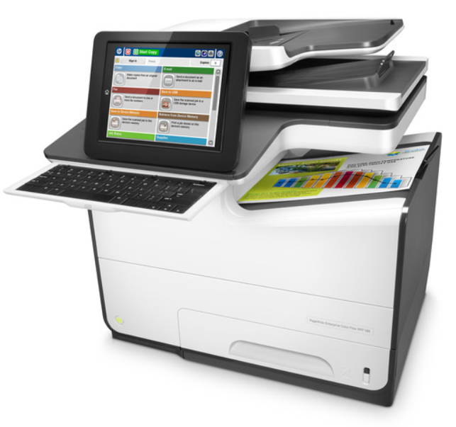 Impresora multifunción HP PageWide Enterprise Color Flow 586z