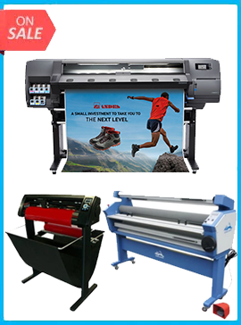 HP Latex 115 - NEW + 55IN FULL-AUTO WIDE FORMAT COLD LAMINATOR, WITH HEAT ASSISTED + 53" 3 ARMS CONTOUR CUT VINYL CUTTER W/ VINYLMASTER CUT SOFTWARE www.wideimagesolutions.com 12898.99