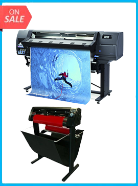 HP Latex 315 54" Printer - NEW + 53" 3 ARMS CONTOUR CUT VINYL CUTTER W/ VINYLMASTER CUT SOFTWARE www.wideimagesolutions.com 11244.99