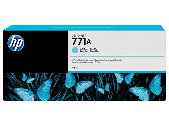 HP 771 775-ml Ink Cartridge - Lt Cyan - B6Y20A www.wideimagesolutions.com Parts and Inks 327.73