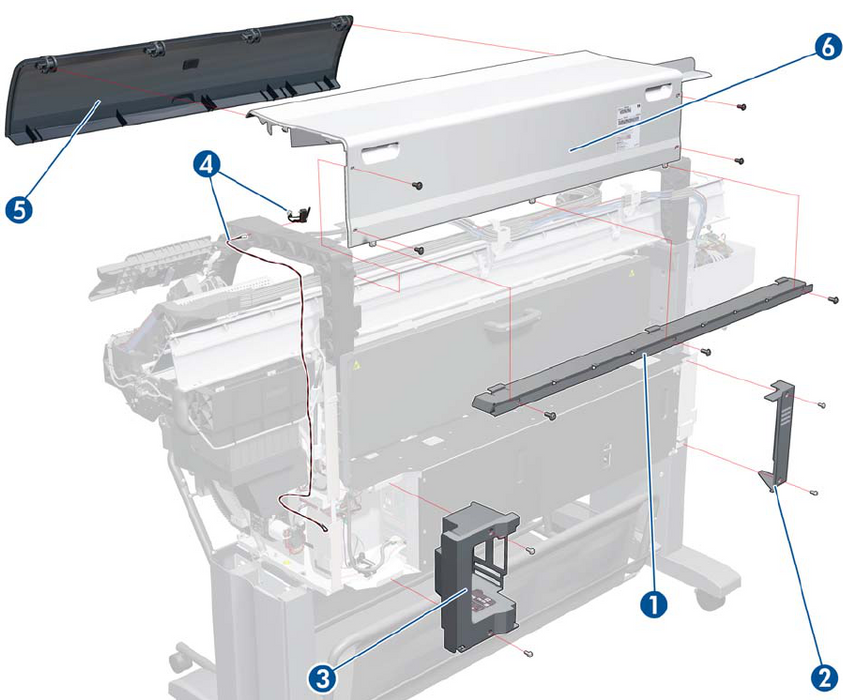 Sensor de posición de ventana - Para la serie DesignJet T7100/T7200 (CQ105-67024)