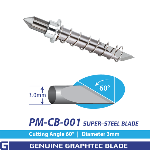 PM-CB-001 Hoja de acero de alta resistencia - 60°/3 mm para FCX2000 (2 unidades)
