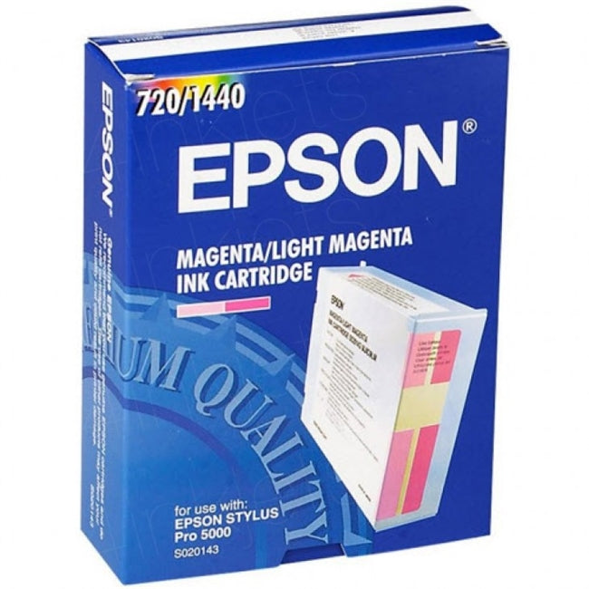 Cartucho de tinta amarilla Epson para Stylus Pro 5000 y Stylus Color 3000 - S020122